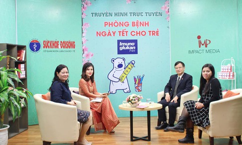 Truyền h&#236;nh trực tuyến: Ph&#242;ng bệnh ng&#224;y Tết cho trẻ