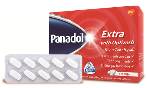 Giảm nhanh cơn đau với Panadol Extra with Optizorb