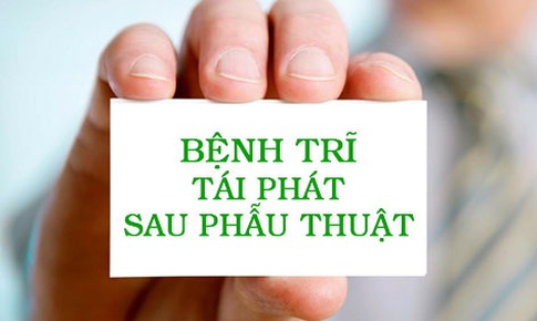 Bệnh trĩ t&#225;i ph&#225;t sau phẫu thuật