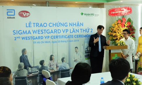 Bệnh viện Ho&#224;n Mỹ S&#224;i G&#242;n nhận chuẩn Six Sigma quốc tế lần 2 về quản l&#253; chất lượng x&#233;t nghiệm l&#226;m s&#224;ng