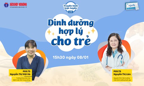 Truyền h&#236;nh trực tuyến: Dinh dưỡng hợp l&#253; cho trẻ