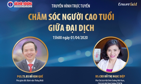 Truyền h&#236;nh trực tuyến - Chăm s&#243;c người cao tuổi giữa đại dịch