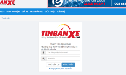 Tinbanxe.vn- Website đăng tin mua bán xế uy tín