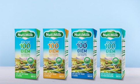 Sữa đường đen 100 điểm NutiMilk-Hương vị ngon gi&#250;p  b&#233; y&#234;u th&#237;ch uống sữa hơn