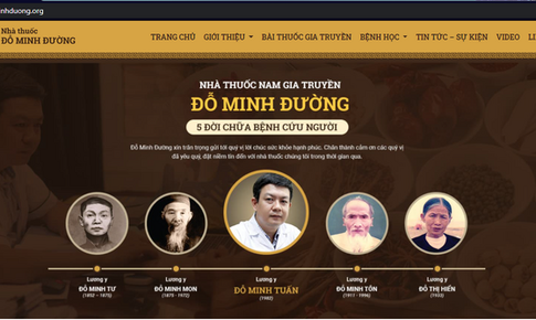 Nh&#224; thuốc Nam gia truyền Đỗ Minh Đường ra mắt website mới dominhduong.org