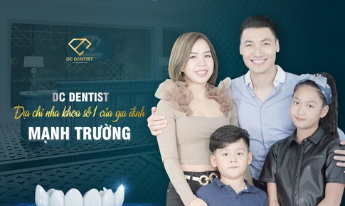 Ông chồng “quốc dân” Mạnh Trường đưa cả gia đình đến địa chỉ làm răng đẳng cấp quốc tế