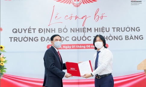 Trường Đại học Qu&#244;́c t&#234;́ H&#244;̀ng Bàng có Hi&#234;̣u trưởng mới