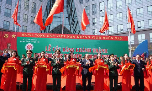 Thủ tướng dự lễ kh&#225;nh th&#224;nh t&#242;a nh&#224; kh&#225;m chữa bệnh hiện đại nhất Việt Nam của Bệnh viện 108