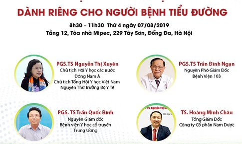 Chờ đ&#243;n hội thảo khoa học d&#224;nh ri&#234;ng cho người bệnh tiểu đường