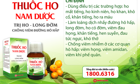 V&#236; sao Thuốc ho Nam Dược được đ&#225;nh gi&#225; hiệu quả tốt?