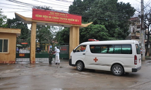 Ph&#242;ng, chống dịch COVID-19: Học viện Qu&#226;n Y diễn tập Bệnh viện d&#227; chiến truyền nhiễm số 1