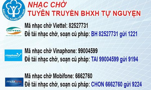 Tuy&#234;n truyền BHXH tự nguyện bằng nhạc chờ tr&#234;n điện thoại di động