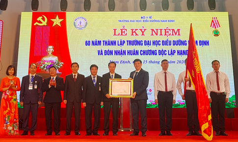 Bộ trưởng Nguyễn Thanh Long: Đại học Điều dưỡng Nam Định tiếp tục đổi mới dạy và học theo hướng hiện đại