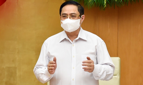 Thủ tướng: Đẩy lùi làn sóng dịch bệnh lần thứ 4; duy trì, thúc đẩy sản xuất, khôi phục và phát triển kinh tế