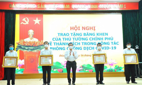 Thủ tướng Chính phủ khen thưởng mô hình phong tỏa "3 lớp" của Đông Anh, Hà Nội