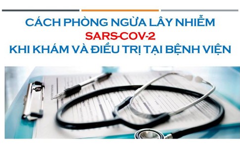 8 điều cần l&#224;m để ph&#242;ng ngừa l&#226;y nhiễm SARS-CoV-2 ở bệnh viện