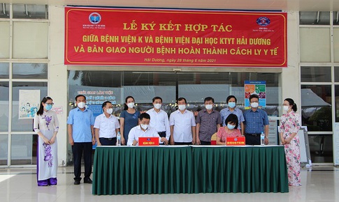 K&#253; kết hợp t&#225;c chuy&#234;n ng&#224;nh ung thư giữa Bệnh viện K v&#224; BV Trường Đại học Kỹ thuật Y tế Hải Dương