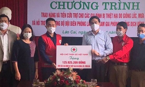 Cứu trợ khẩn cấp c&#225;c tỉnh bị ảnh hưởng mưa đ&#225;, gi&#244;ng lốc