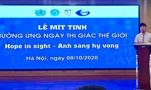 Ng&#224;y Thị gi&#225;c thế giới:  Việt Nam c&#243; khoảng 2 triệu người bị m&#249; l&#242;a, c&#243; thị lực k&#233;m