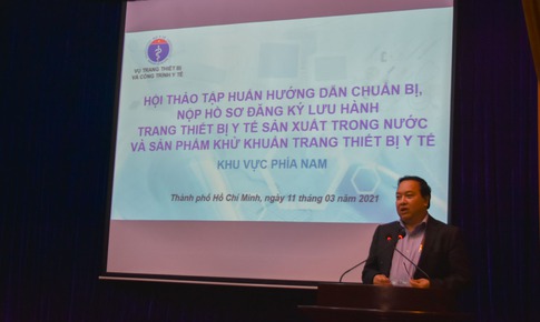 Bộ Y tế hỗ trợ c&#225;c doanh nghiệp ph&#237;a Nam đẩy nhanh tiến độ cấp ph&#233;p số lưu h&#224;nh trang thiết bị y tế