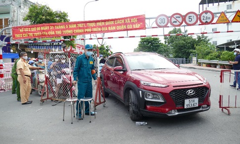 Thực hi&#234;̣n khai báo y t&#234;́ đi&#234;̣n tử đ&#244;́i với người ra/vào quận Gò V&#226;́p