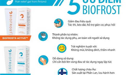 Liệu ph&#225;p lạnh hỗ trợ giảm đau từ Bắc &#194;u