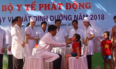 Lễ ph&#225;t động ng&#224;y Vi chất dinh dưỡng to&#224;n quốc năm 2018