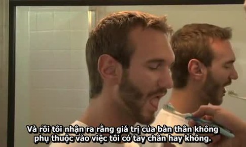 Tự sự vươn l&#234;n đầy cảm động của Nick Vujicic