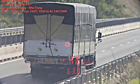 Tạm dừng xử lý xe chạy dưới tốc độ tối thiểu tại 3 đoạn cao tốc này