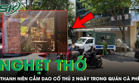 Khống chế nam thanh niên cầm dao cố thủ gần 2 ngày trong quán cà phê
