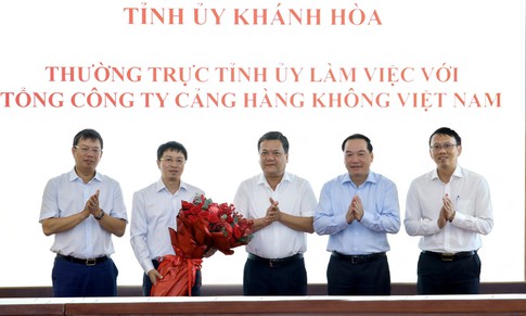 Khánh Hòa tạo điều kiện thuận lợi để ACV triển khai nhanh các dự án tại sân bay Cam Ranh