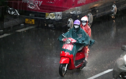 Kh&#244;ng kh&#237; lạnh bao phủ, miền Bắc mưa lớn, nhiệt giảm