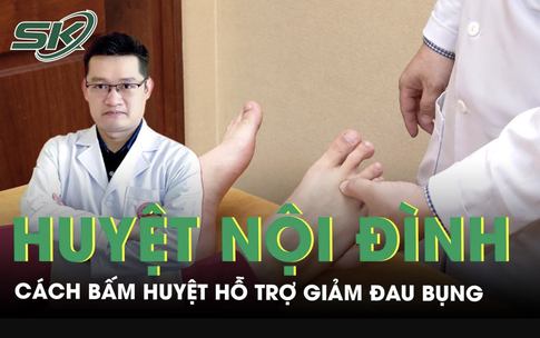 Hướng dẫn c&#225;ch bấm huyệt nội đ&#236;nh giảm đau bụng 