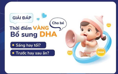 Thời điểm bổ sung DHA cho b&#233; - Trước hay sau ăn?