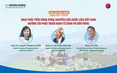Giao lưu trực tuyến: Khai th&#225;c tiềm năng v&#249;ng nguy&#234;n liệu dược liệu Việt Nam – hướng tới ph&#225;t triển kinh tế xanh v&#224; bền vững