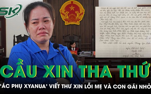 ‘&#193;c phụ xyanua’ đầu độc chồng v&#224; 3 ch&#225;u ruột viết thư xin lỗi mẹ c&#249;ng con g&#225;i nhỏ, cầu xin tha thứ