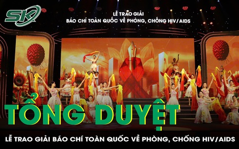 To&#224;n cảnh buổi tổng duyệt Lễ trao giải b&#225;o ch&#237; to&#224;n quốc về HIV/AIDS