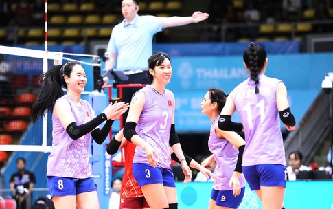 Tuyển b&#243;ng chuyền nữ Việt Nam thẳng tiến v&#224;o chung kết SEA Games 2025