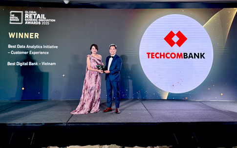 Techcombank ba năm li&#234;n tiếp l&#224; &#39;Ng&#226;n h&#224;ng số tốt nhất Việt Nam&#39; do the Digital Banker b&#236;nh chọn
