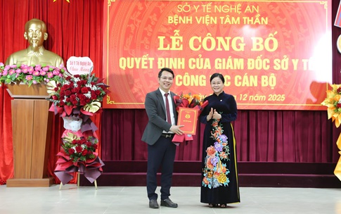 Bệnh viện T&#226;m thần Nghệ An c&#243; Gi&#225;m đốc mới