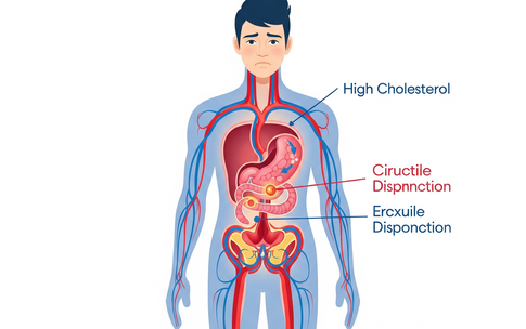 Cholesterol cao có thể gây ra rối loạn cương dương?