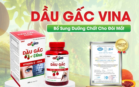 Dầu Gấc Vina – Hỗ trợ bổ sung dưỡng chất cho đ&#244;i mắt s&#225;ng khỏe
