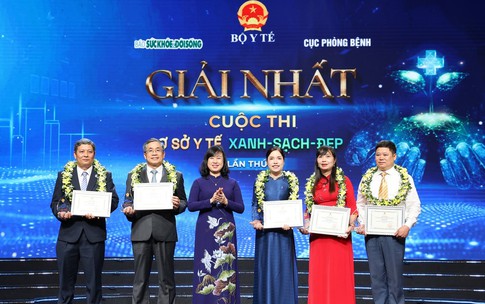 Lễ trao giải Cuộc thi 'Cơ sở y tế Xanh - Sạch - Đẹp' lần thứ I