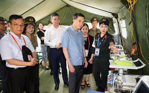 Hàng ngàn y bác sĩ, thầy thuốc tham gia đảm bảo y tế phục vụ lễ diễu binh, diễu hành sáng 2/9