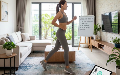 Không cần ra công viên, có một cách đi bộ ngay trong phòng khách giúp giảm 2 kg trong 1 tháng
