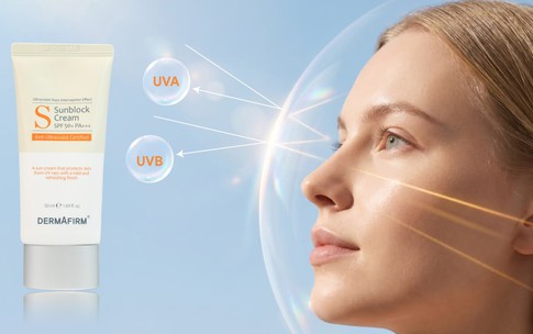 Sunblock Cream Dermafirm SPF 50+ được tin dùng cho làn da tổn thương và phục hồi