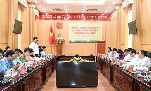 Thứ trưởng Đỗ Xuân Tuyên: Ninh Bình đẩy nhanh tiến độ giải ngân, tiếp tục nâng cao hiệu quả các Chương trình Mục tiêu quốc gia