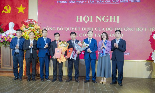 Bộ Y tế bổ nhiệm lại Gi&#225;m đốc Trung t&#226;m Ph&#225;p y t&#226;m thần khu vực miền Trung