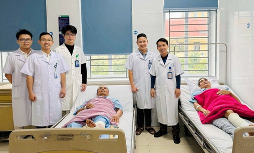 Liên tiếp nối thành công hai ca đứt lìa cổ chân