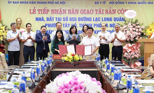 Bàn giao cơ sở nhà, đất tại Hà Nội cho Văn phòng Hội đồng Y khoa Quốc gia